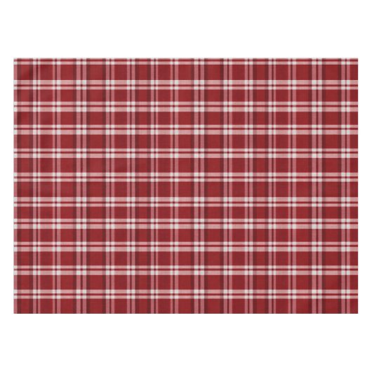 Rood wit geruit tafelkleed (Voorkant (Horizontaal))