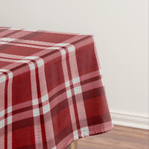 Rood wit geruit tafelkleed