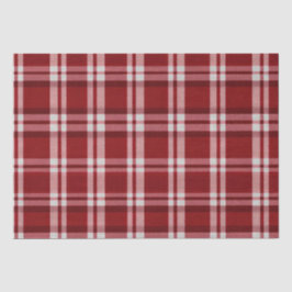 Rood wit geruit tissuepapier