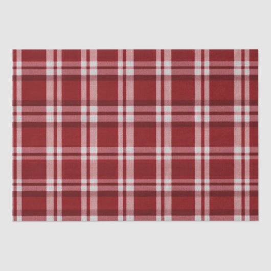 Rood wit geruit tissuepapier (Voorkant)