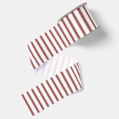 Rood wit gestreepte Kerst Grosgrain Lint (Achterkant)