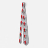 Rood wit gezicht stropdas (Achterkant)