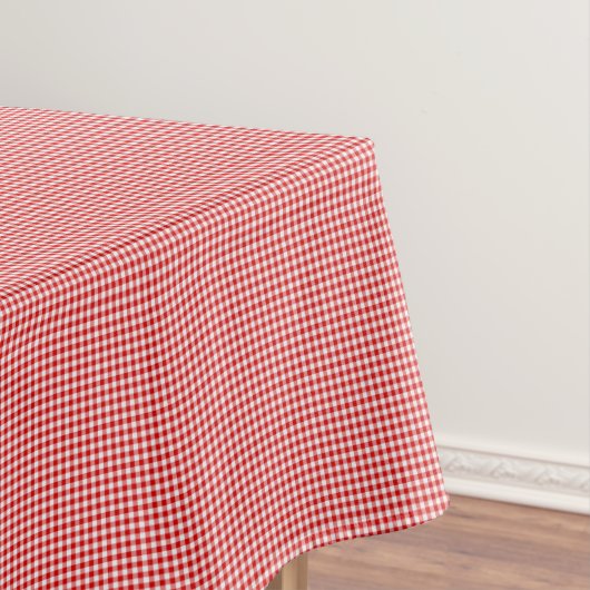 Rood-Wit Gingham-52 x 70 KATOENTABEL CLOTH Tafelkleed (Voorbeeld)