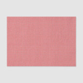 Rood-wit Gingham-TISSUE WRAPPINGPAPIER Tissuepapier (Voorkant)