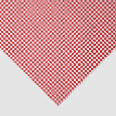 Rood-wit Gingham-TISSUE WRAPPINGPAPIER Tissuepapier (Detail)