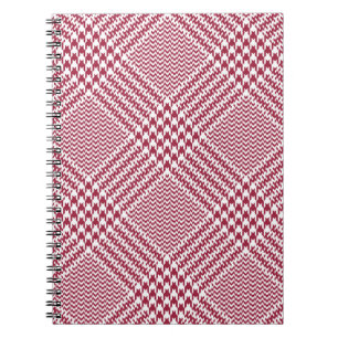 Rood wit Glen Plaked: Tweed Tartan Notitieboek