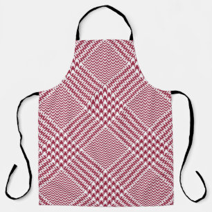 Rood wit Glen Plaked: Tweed Tartan Schort
