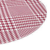 Rood wit Glen Plaked: Tweed Tartan Snijplank (Hoek)
