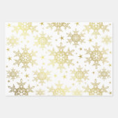 rood, wit, goud, groen, kerstpapier+, winter+vlek inpakpapier vel (Voorkant 2)