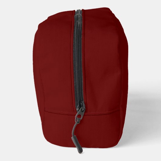 Rood Wit Goud Monogram Naam Script Toilettasje (Rechts)