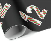 Rood, Wit, Groen "12" 12e Activiteit op Eerste Ker Cadeaupapier (Rol Hoek)