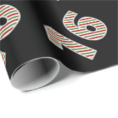 Rood, Wit, Groen "16" 16e Evenement op Kerstdag Cadeaupapier (Rol Hoek)