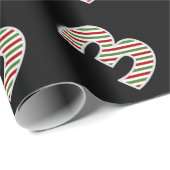 Rood, Wit, Groen "3" 3e Evenement op Kerstdag Cadeaupapier (Rol Hoek)