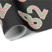 Rood, Wit, Groen "82" 82ste Evenement op Kerstdag Cadeaupapier (Rol Hoek)