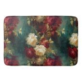 Rood Wit Groen Bloemen Badmat (Voorkant)