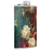 Rood Wit Groen Bloemen Heupfles (Rechts)