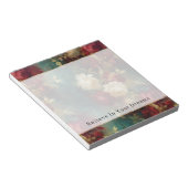 Rood Wit Groen Bloemen Notitieblok (Schuin)