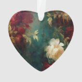 Rood Wit Groen Bloemen Ornament (achterkant)