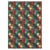 Rood Wit Groen Bloemen Tafelkleed (Voorkant)