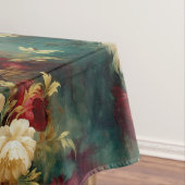 Rood Wit Groen Bloemen Tafelkleed (Voorbeeld)