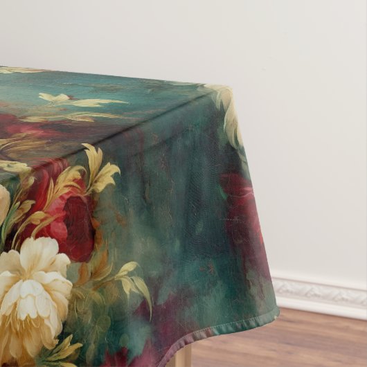 Rood Wit Groen Bloemen Tafelkleed (Voorbeeld)