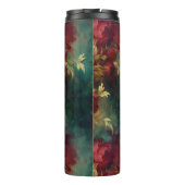 Rood Wit Groen Bloemen Thermosbeker (Achterkant)