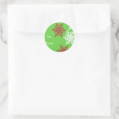 Rood, Wit & Groen Cadeau labels (Tas)