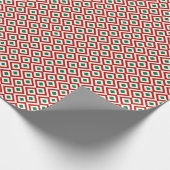 Rood, wit, groen cadeaupapier (Hoek)