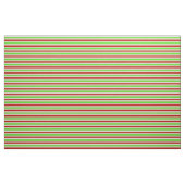 Rood, wit, groen gekleurde kerstkernen stof (Yard (91,4 cm))