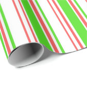 Rood, wit, groen gekleurde kersttaarten cadeaupapier (Rol Hoek)