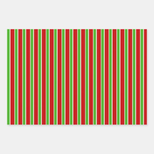 Rood, wit, groen gekleurde kersttaarten inpakpapier vel (Voorkant 3)