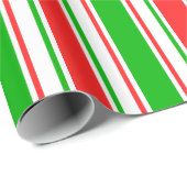 Rood, wit, groen gelaagd patroonpapier cadeaupapier (Rol Hoek)