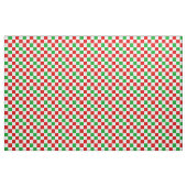 Rood Wit Groen Geruit Patroonontwerp  Stof (Yard (91,4 cm))