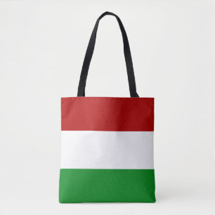 Rood Wit Groen Hongaarse Vlag Tote Bag