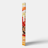 Rood Wit Groen Japans Kimono Bloemen Case-Mate iPhone Case (Achterkant / Rechts)