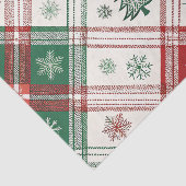 ROOD WIT GROEN KERST RUIT PATROON TISSUEPAPIER (Detail)