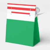 Rood Wit Groen Kerstmis Party Favor Boxes Bedankdoosjes (Achterkant)