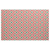Rood, wit, groen kerstritje stof (Fat Quarter)