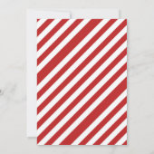 Rood Wit Groen Noordpool Kerstfeest Kaart (Achterkant)