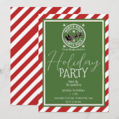 Rood Wit Groen Noordpool Kerstfeest Kaart (Voorkant / Achterkant)