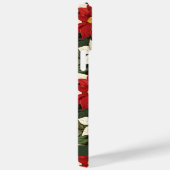 Rood wit groen poinsettia bloemen patroon Case-Mate iPhone case (Achterkant / Rechts)