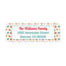 Rood Wit Groen Tekst Holly Bell Stocking Patroon