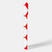 Rood Wit Harlequin Diamonds Checkers Ontwerp Case-Mate iPhone Case (Achterkant / Rechts)