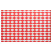 Rood Wit Harlequin Diamonds Checkers Ontwerp Stof (Yard (91,4 cm))
