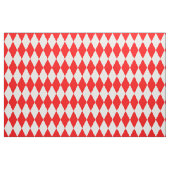 Rood Wit Harlequin Diamonds Checkers Ontwerp Stof (Fat Quarter)