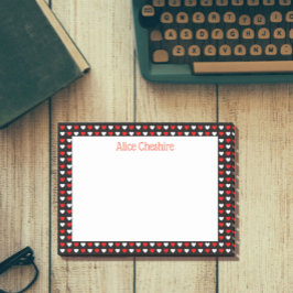 Rood & wit hart Aangepaste advertentie IT-notities Post-it® Notes