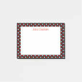 Rood & wit hart Aangepaste advertentie IT-notities Post-it® Notes (Voorkant)