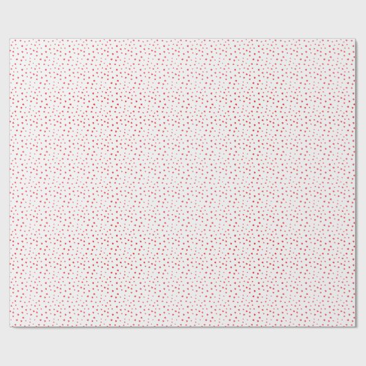 Rood & Wit Hartgeschenk Cadeaupapier (Vlak)
