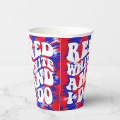 Rood Wit Ik Doe America Bachelorette  Papieren Bekers (Rechts)