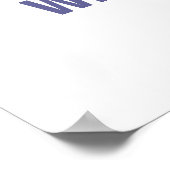 Rood Wit & IK DOE Patriotische Trouwfeest Welcome Poster (Hoek)